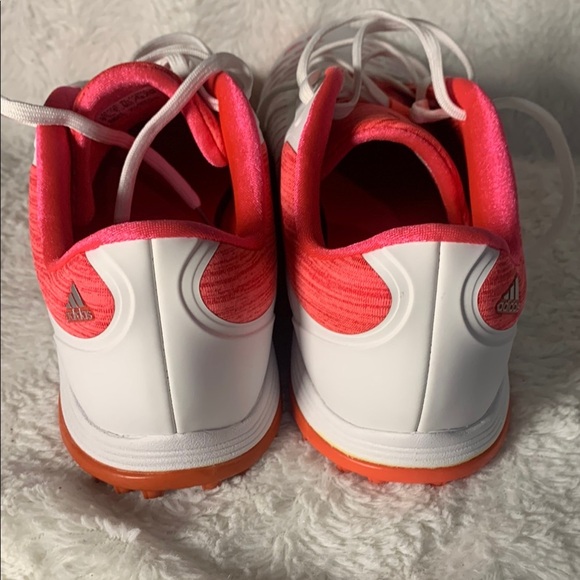 ADIDAS ADIPURE SPORT 2.0 Stylish White and Pink Women's golf Athletic Shoes - Picture 3 of 8